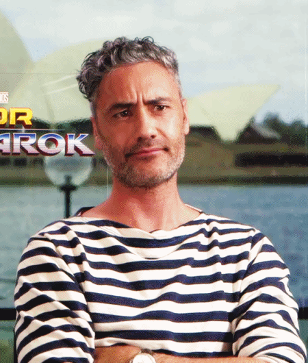 somanygorgeousmen:Taika Waititi in an interview for Thor: Ragnarok. [x]