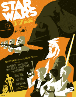 cinemagorgeous:  Star Wars posters by Tom