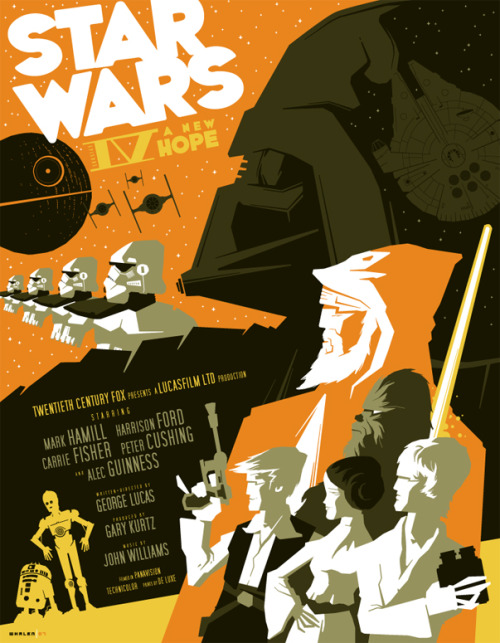 XXX cinemagorgeous:  Star Wars posters by Tom photo