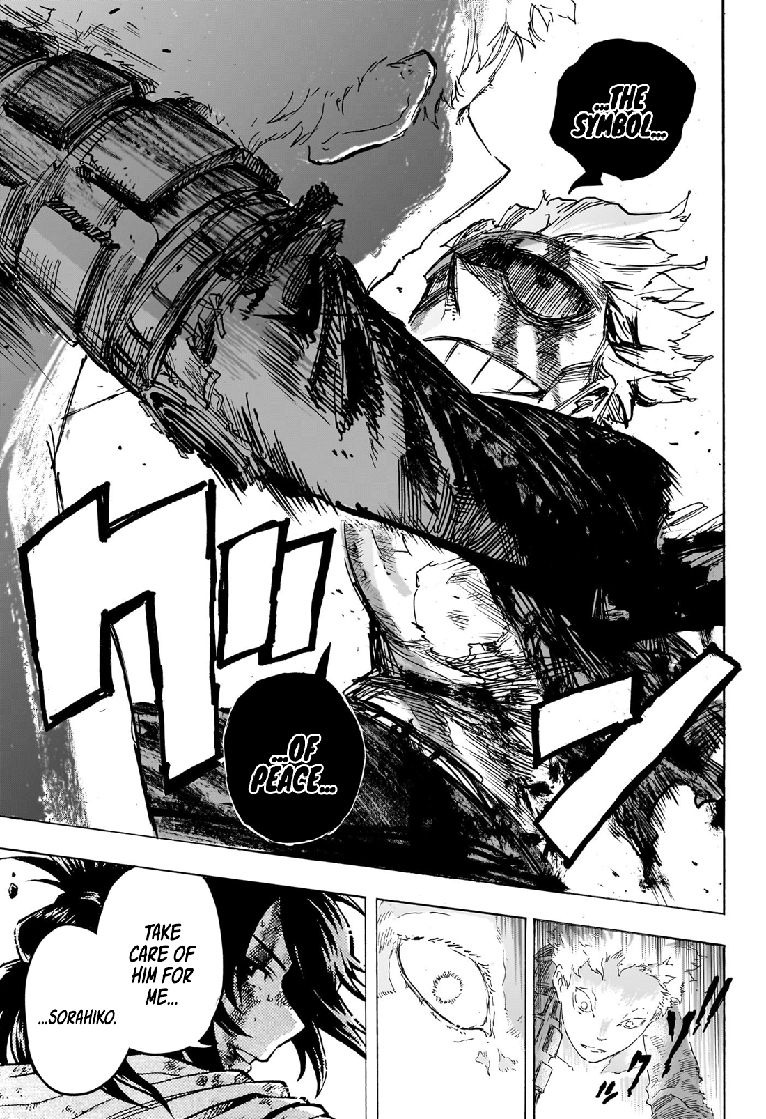 Nandry on X: NO WAAYYYY I predicted afo dragging all might to the battle  field #MHA402  / X
