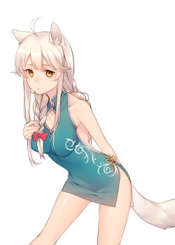 virtualcatgirlsyespls:  Cuties in Chinese Dresses![x]