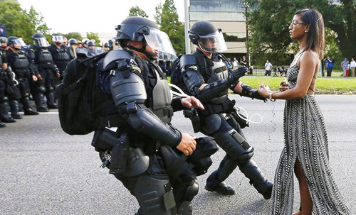 leslieknope-s:Women and girls protesting around the world | Louisiana 2016 | England