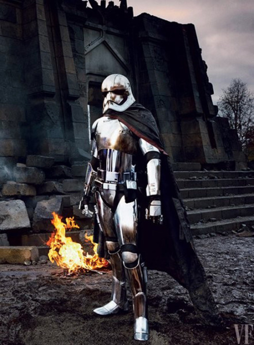 tiefighters:Star Wars: The Force AwakensGwendoline Christie as Captain Phasma. Photograph by Annie L