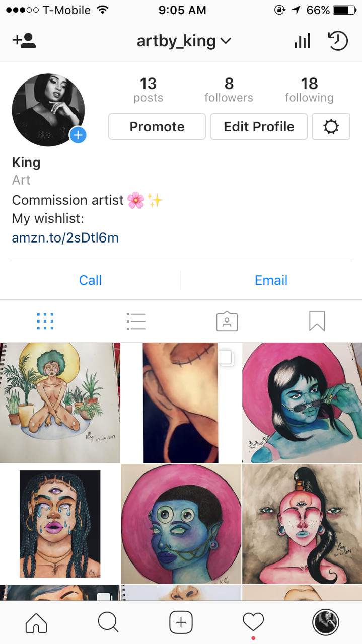 invizible:  Please follow my art page!!! @artby_king  I will be taking commissions