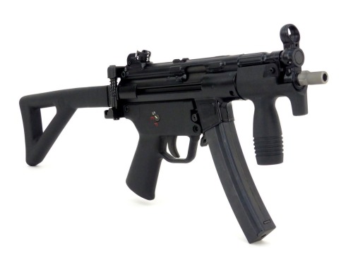 MP5 K 9mm/.223/.308 caliber machine gun. Full auto MP5 registered DLO trigger box. Registered in all