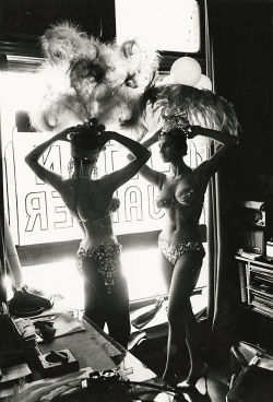 Showgirls in the 1950s.