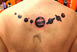 fuckyeahtattoos:  Solar Sistem Tattoo made