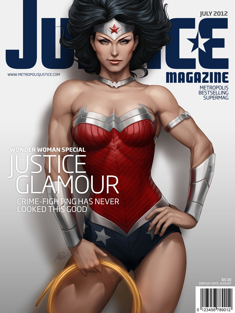 spyrale:  Justice Mag by Stanley Lau aka ArtGerm