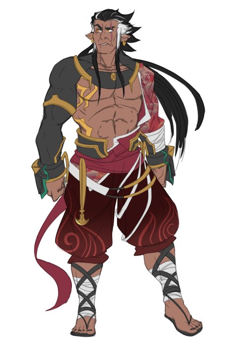  Finally… I THINK this is my last design for this boy, I wanted more red, more…Arabian