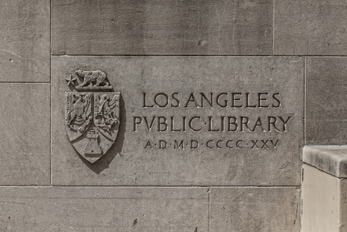 artdecodude:Let’s take a moment to savor the very top of the Los Angeles Public Library, Main 