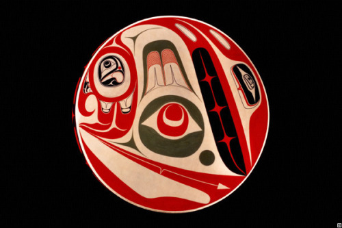 Robert Davidon (series of drums from 1990 - present)A Northwest Cost Native of Haida and Tlingit des