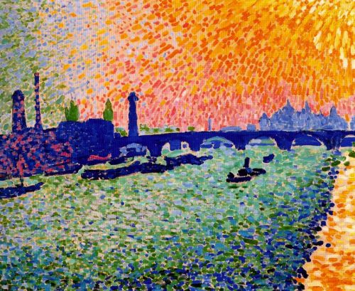 The Bridge, view on the river, 1905, Andre DerainMedium: oil,canvashttps://www.wikiart.org/en/andre-