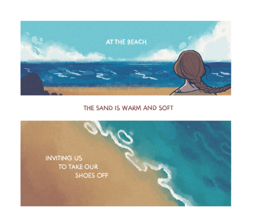 journal comics#2 beach glass