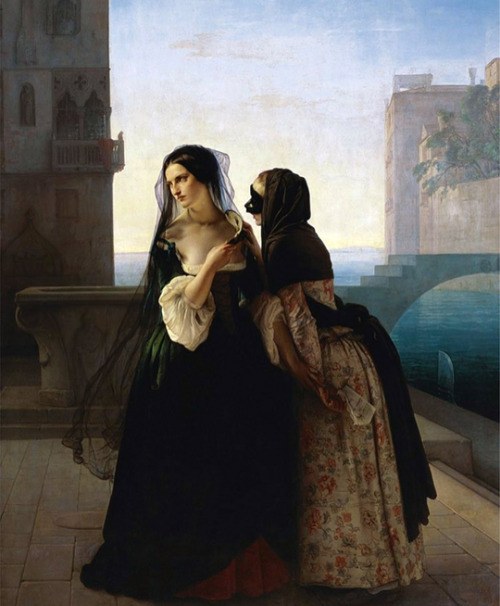 Vengeance is Sworn by Francesco Hayez oil on canvas, 1851