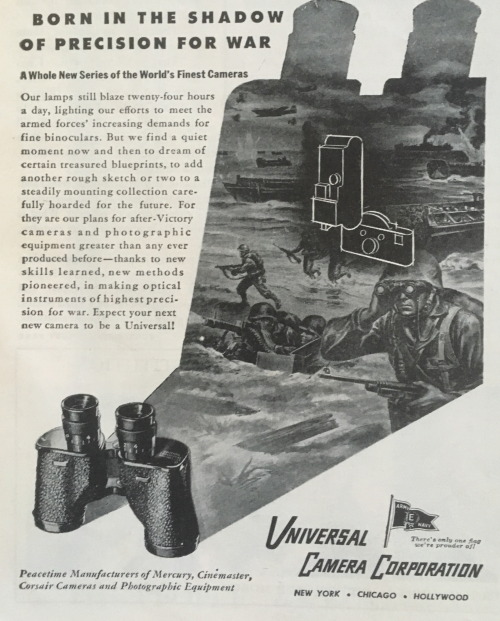 “Born in the shadow of precision for war: Universal Camera Corporation” (1941)