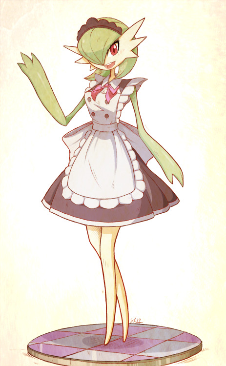 enecoo:  I’ve wanted to draw this for a long timeGardevoir in different dress styles! uvu   Pokewaifu@slbtumblng