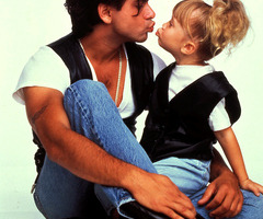 yuhgonnaloveme:  Q: Who was your first kiss? A: Oh he was nobody…..but his name was John. Q: John who? A: John Stamos!