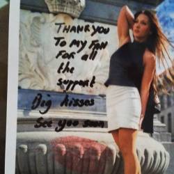 Autographed Photo For Sales On My Ebayaccount Missgml. Check It Out Now . Im Julie