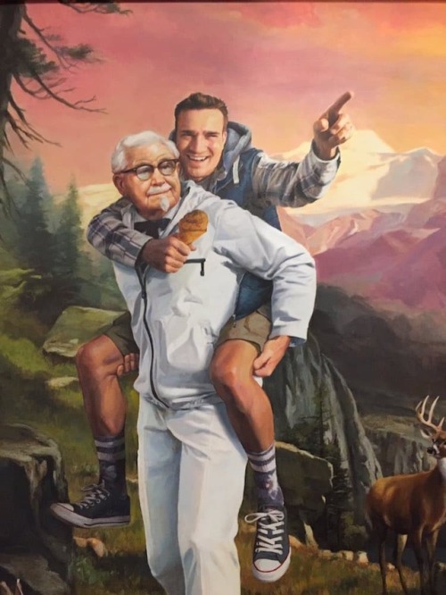 bobbycaputo: KFC Commissions Painting of a Man Who Figured Out Their Twitter Secret