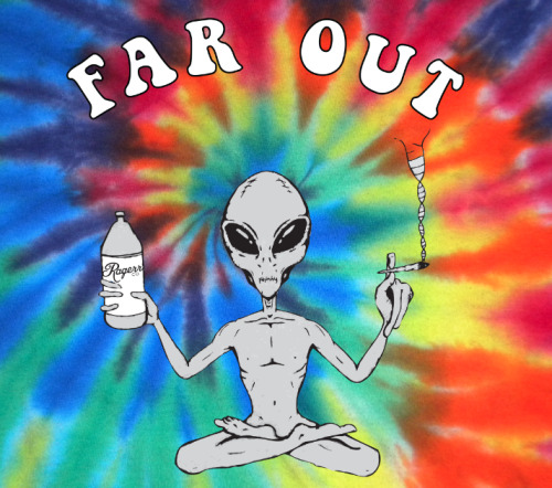 stayburned:FAR OUT TIE DYE SHIRT from Ragerr CO.