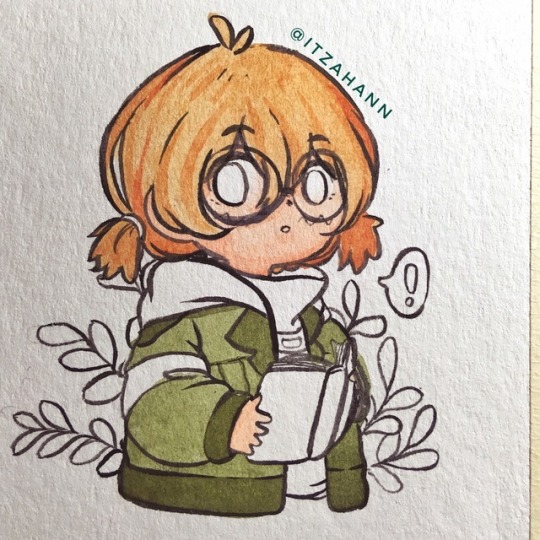 itzahann:  WIP process of the recent little Pidge painting that I did!!