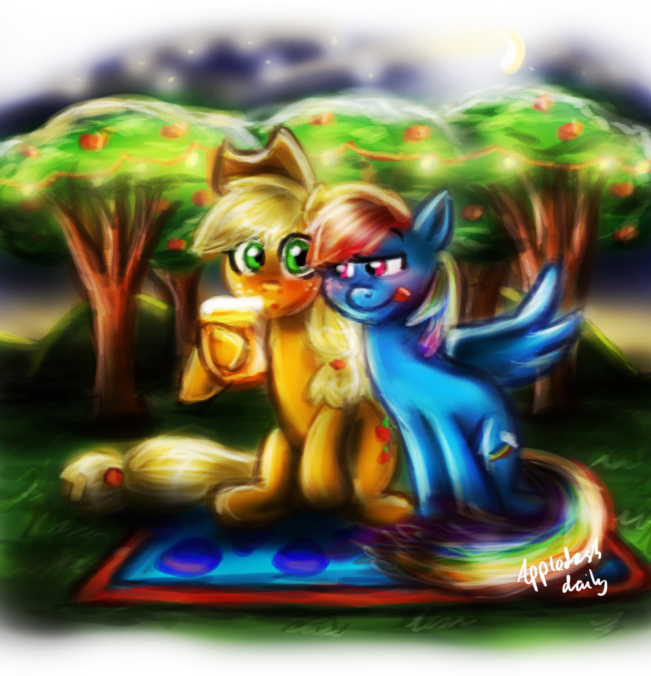 appledasheveryday:  “Can I have a sup?”   X3 &lt;3