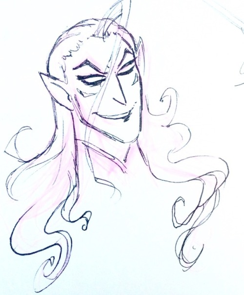 princelotor:Here’s a peek in my sketchbook.