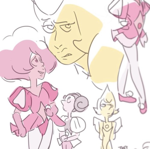 Pink Diamond Concept Sketches From Rebecca Sugar’s Instagram!