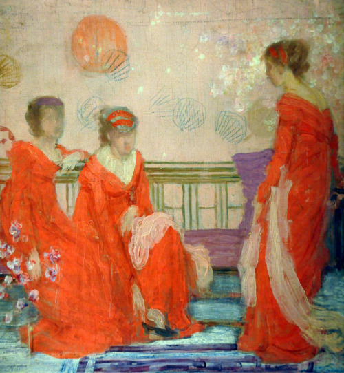  Harmony in Flesh Colour and Red,  James McNeill Whistler