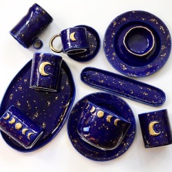 sosuperawesome: Tableware, Jewelry and Wall Hangings, by Jasmin Blanc on Etsy See our ‘ceramics’ tag 