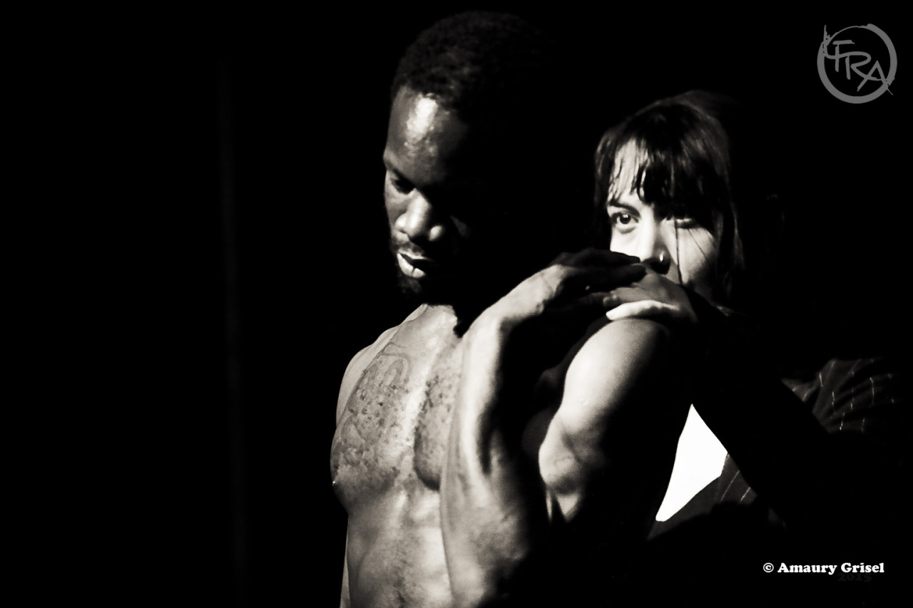 amaury-grisel-shibari:  Bishop Black &amp; Gestalta Judd performing at LFRAPhotography