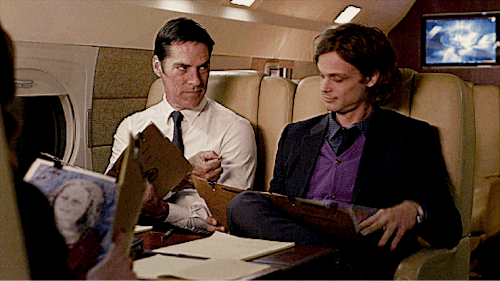 AARON HOTCHNER AND SPENCER REID