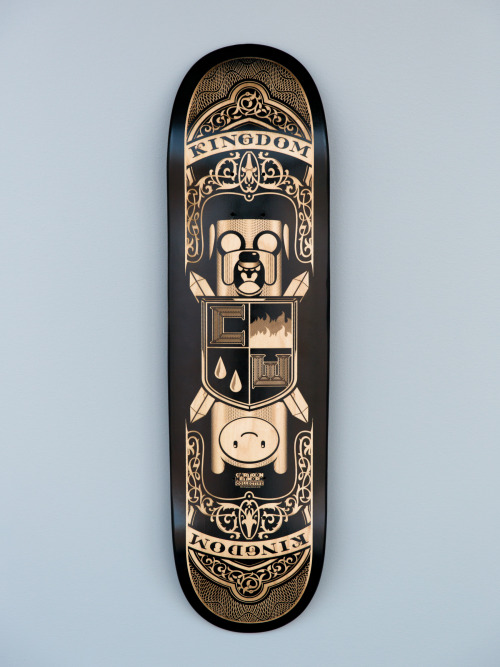 Who else needs this mathematical laser-etched Adventure Time deck…