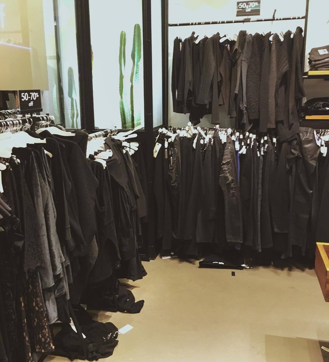 When you died and gone to #gothgirl heaven and everything 50-70% off. Thanks @aritzia