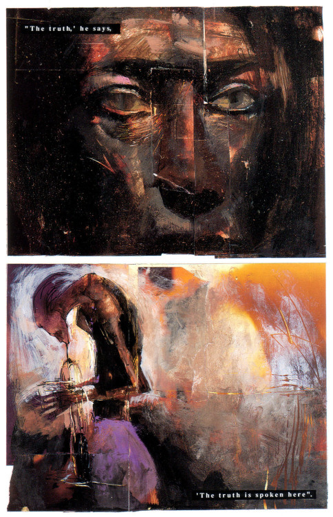 thebristolboard: Forgotten masterpiece: “Uptown Ruler” by Dave McKean, from A1 vol.