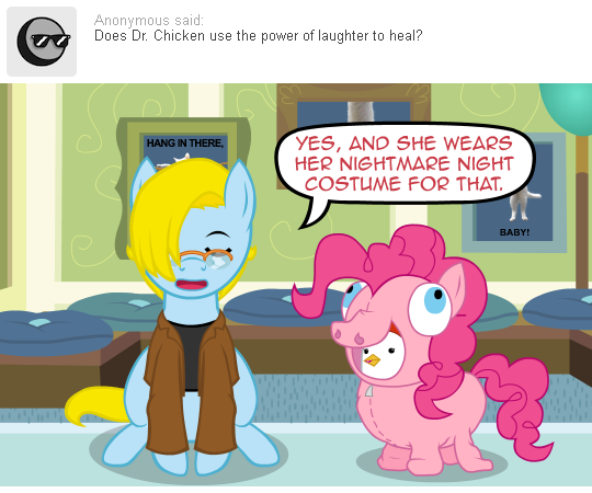 nopony-ask-mclovin:She’s the best doctor over there. xD Oh dear&hellip;