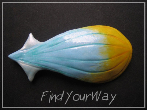 thalassa shell cosplay props.  sculpted from resin, painted with enamel.