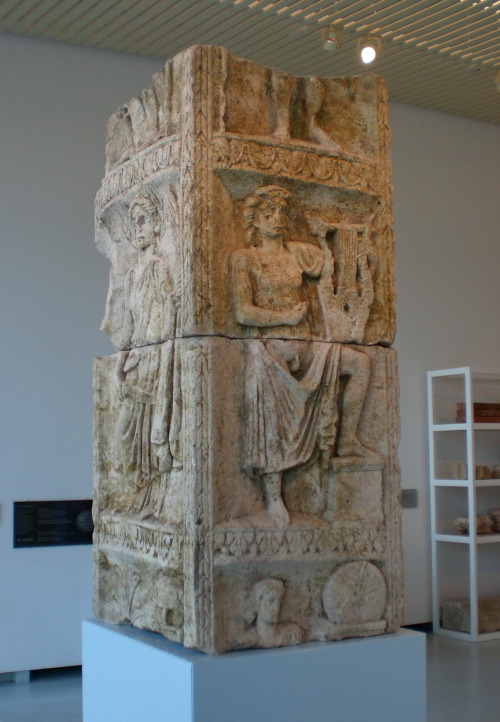 romegreeceart:Godenpijler a.k.a Column of Tiberius (Nijmegen, Museum Het Valkhof )Erected during the