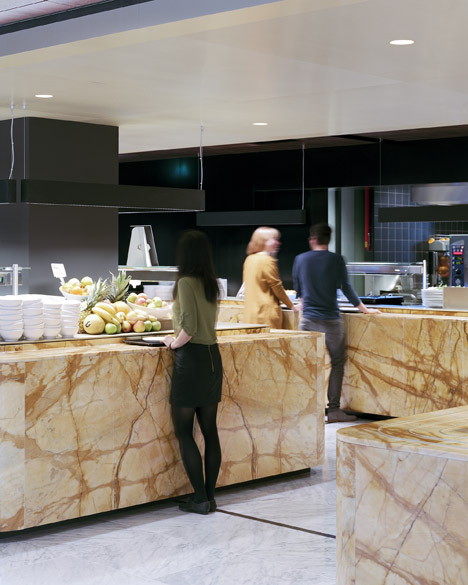 {Powerhouse Company has remodelled the lower floors of a 1980s office block in Rotterdam to create a