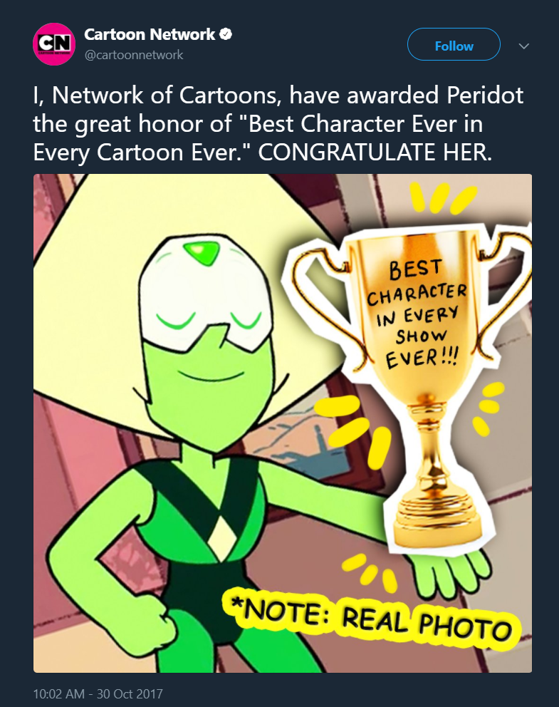 https://twitter.com/cartoonnetwork/status/925045314494566400