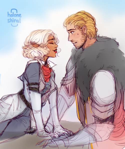 haloneshiral:I miss these two so much!! Letheia teases him in the purest ways, but the truth is she’