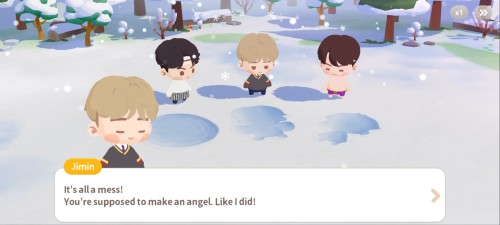 SUGA Became A Snowman (or Snow-rapper) After Taetae And Jungkook Throwing Snowballs Onto Him