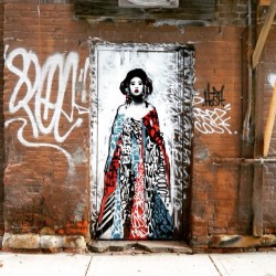 soupmagazine:Hush #sticker #stencil #streetart #streetart #graffiti #urbanart #murales #mural