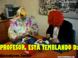 quetedijewn:  Profesor salomón y su pájaro  tututu - Terremoto. 