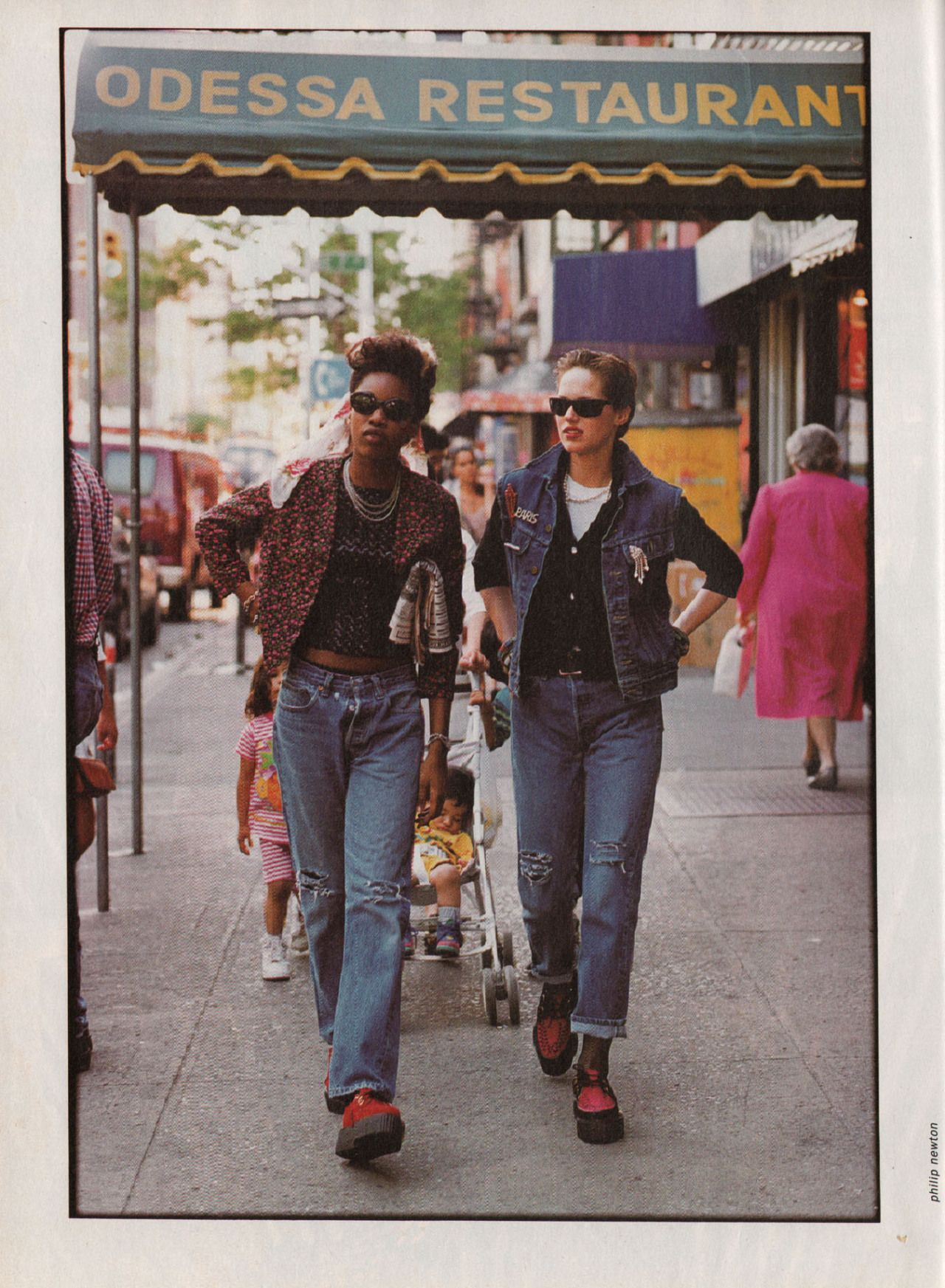 full-o-sass:  “Circa ‘83″ fashion spread, from Sassy, September 1994. 