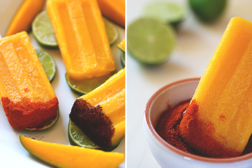 sofia-pls:  redbellied-piranha:  poorbrat:  redbellied-piranha:  48c:  esa-bichita:  aypaulito:  foodandsexandlife:  Tequila-Spiked Mango Popsicles with Chile Recipe   Holy fuck.  Omgggg  Daddy :(   poorbrat lets make these  [ puts the raspado lady outta