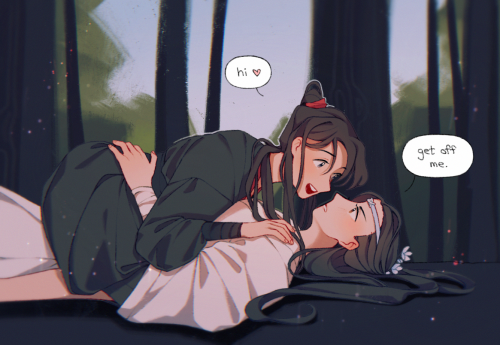 my contribution to wlwangxian week day 2: aphrodisiacs on twitter ✨done in collaboration with the wo