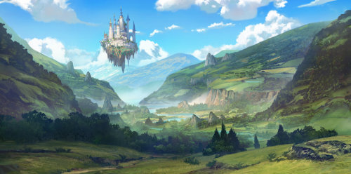 cinemagorgeous:  Imaginative worlds by artist Tyler Edlin. 