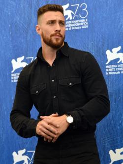 boyzoo:  Aaron Taylor-Johnson at &quot;Nocturnal Animals” Venice Film Festival 2016   photocall   