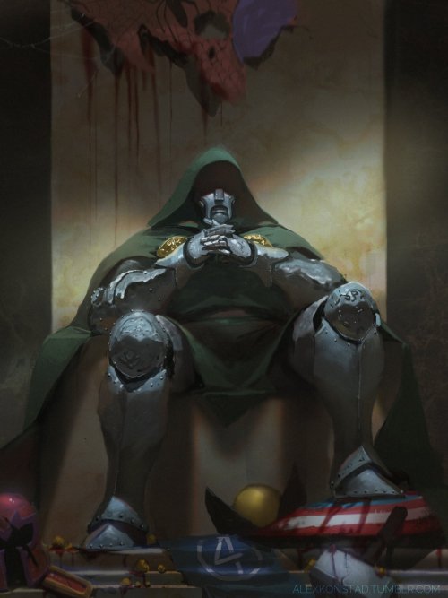 bear1na:  Doctor Doom by Alex Konstad 